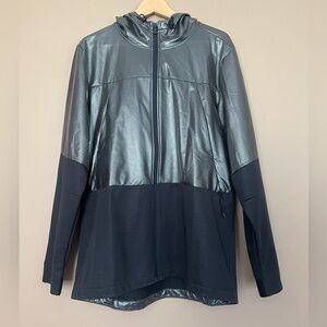 {Under Armour} Unstoppable Swacket Hooded Jacket in Black & Gunmetal - Large